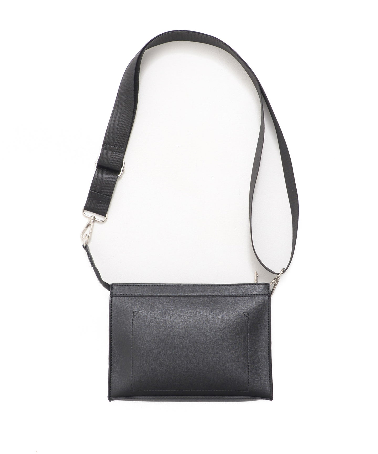 Arnold Palmer フェイクレザー パネルショルダーバッグ